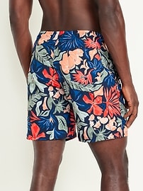 Image number 2 showing, Printed Swim Trunks -- 7-inch inseam