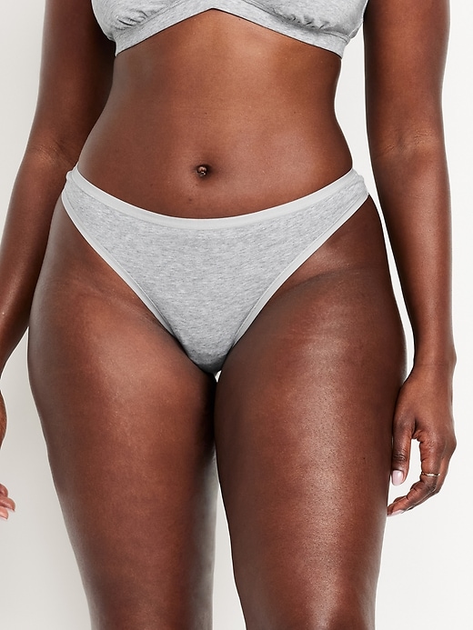 Image number 5 showing, Low-Rise Everyday Cotton Thong