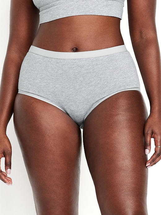 Image number 5 showing, High-Waisted Everyday Brief Cotton Underwear