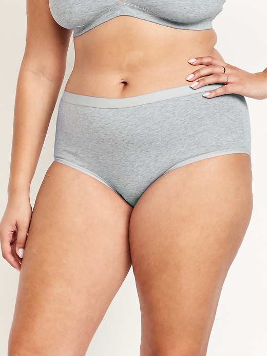 Image number 7 showing, High-Waisted Everyday Brief Cotton Underwear