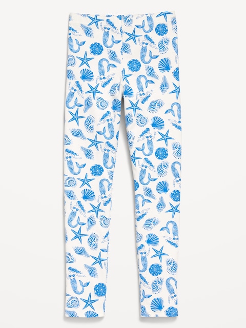 Printed Leggings for Girls - Mermaid