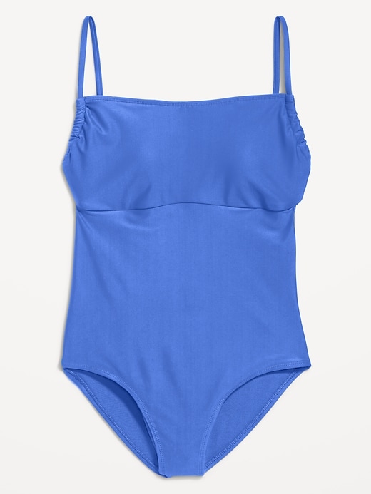 Image number 9 showing, Matte Cutout Back One-Piece Swimsuit