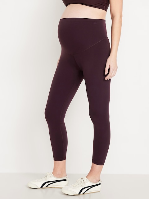 Maternity Full Panel StudioSmooth 7/8 Leggings - Boxwood