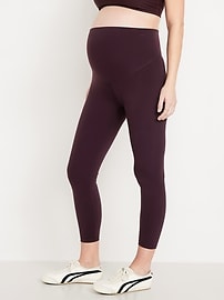 Image number 1 showing, Maternity Full Panel StudioSmooth 7/8 Leggings