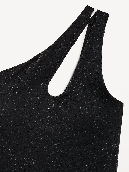 Image number 9 showing, One-Shoulder Shine Swimsuit