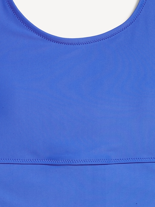 Image number 9 showing, Matte Longline Swim Top