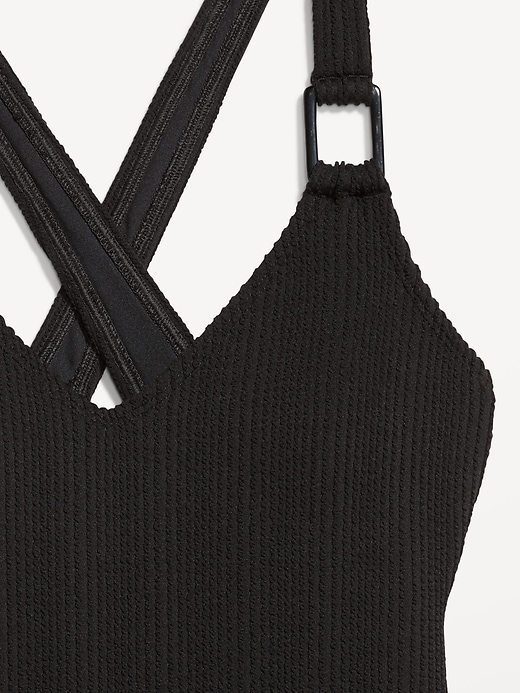 Image number 9 showing, Ribbed One-Piece Swimsuit