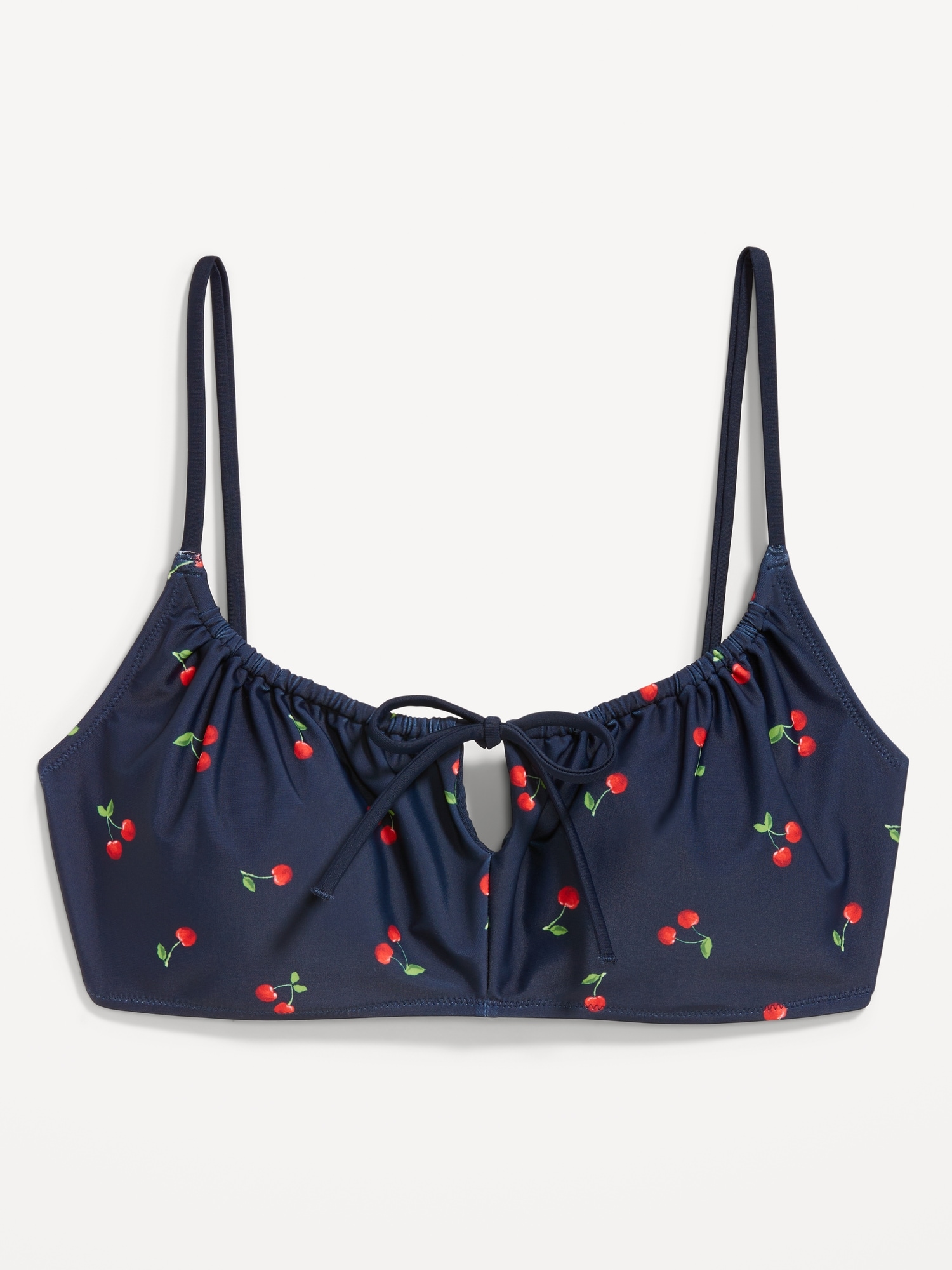Верх бикини Matte, со сборками — Old Navy, цвет: Вишнёвый — фото 4