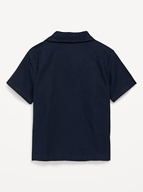 Image number 2 showing, Linen-Blend Pocket Shirt for Toddler Boys