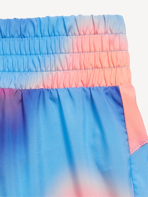 Image number 5 showing, High-Waisted Dolphin-Hem Run Shorts for Girls