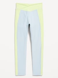 Image number 5 showing, High-Waisted PowerSoft 7/8-Length Performance Leggings for Girls