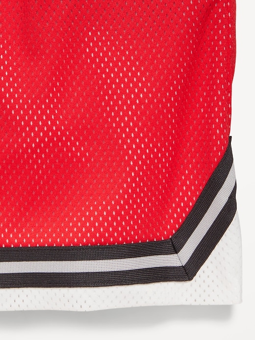 Image number 5 showing, Knee Length Mesh Basketball Shorts for Boys