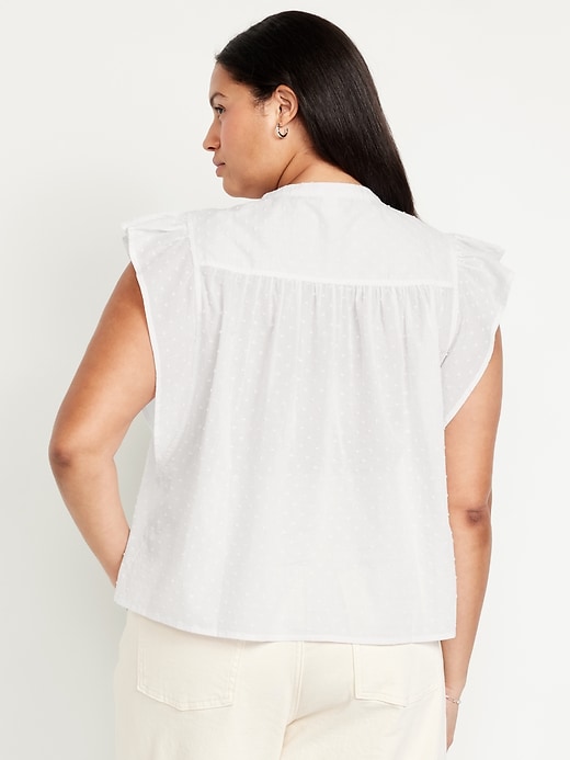 Image number 6 showing, Button-Down Swiss Dot Top