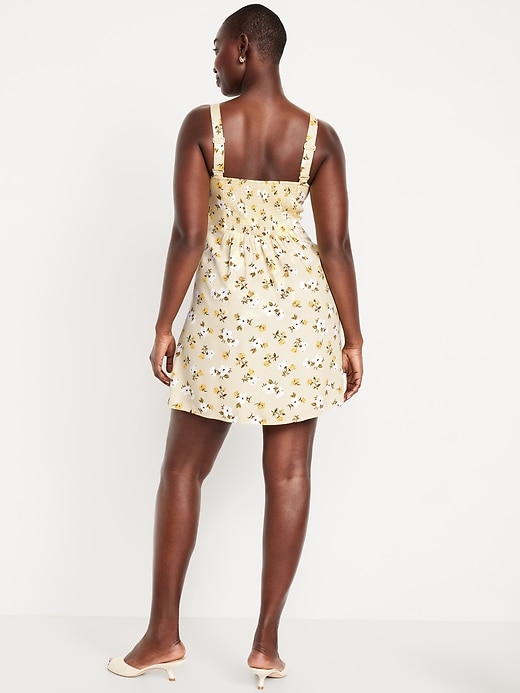Image number 5 showing, Fit & Flare Crepe Floral Mini Dress