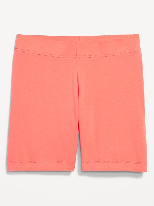 Image number 3 showing, High-Waisted Jersey Biker Shorts -- 6-inch inseam