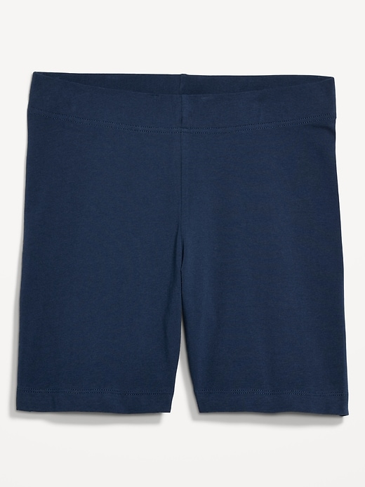 Image number 3 showing, High-Waisted Jersey Biker Shorts -- 6-inch inseam