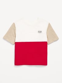 Image number 1 showing, Oversized Color-Block T-Shirt for Toddler Boys