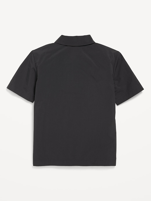 Image number 3 showing, Short-Sleeve Ripstop Pocket Shirt for Boys