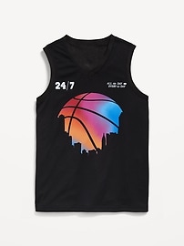 Image number 2 showing, Mesh Graphic Tank Top for Boys