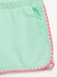 Image number 5 showing, Dolphin-Hem French-Terry Cheer Shorts for Girls