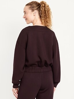 【NOKCHA original】day off sweat pullover Old Navy + Half-Zip Bounce Fleece Pullover Sweatshirt