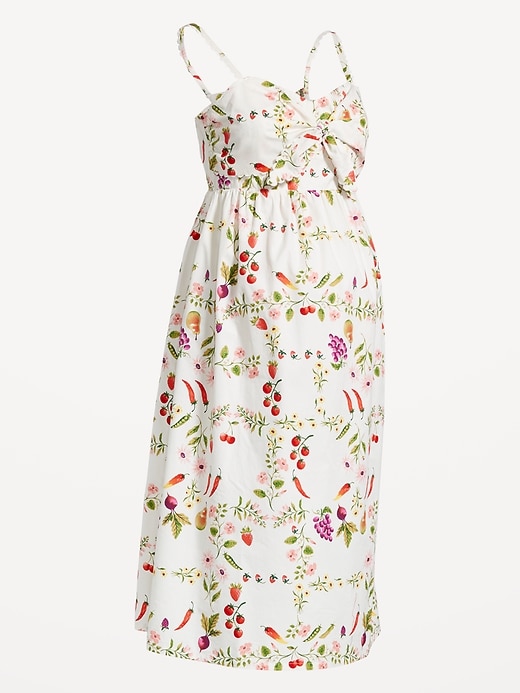Image number 4 showing, Maternity Knot-Front Fit & Flare Dress
