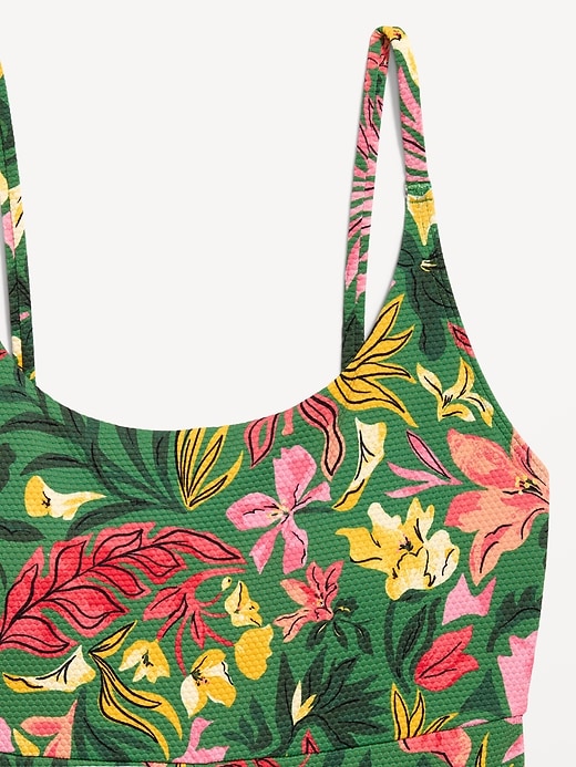 Image number 9 showing, Textured Swim Romper -- 2.5-inch inseam