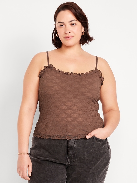 Image number 7 showing, Ruffle Lace Camisole