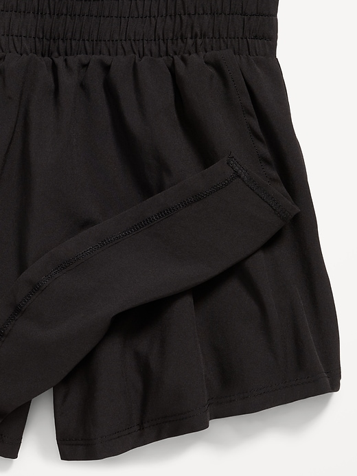 Image number 5 showing, PowerChill Criss-Cross Performance Shorts Bodysuit for Girls