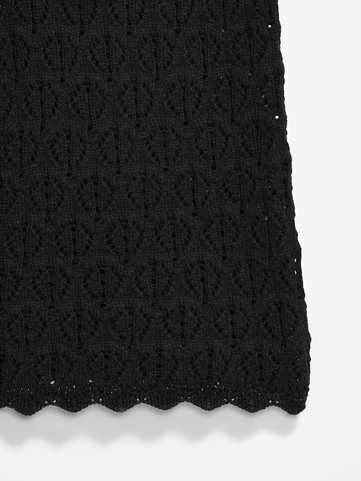 Image number 5 showing, High-Waisted Crochet Flare Pants