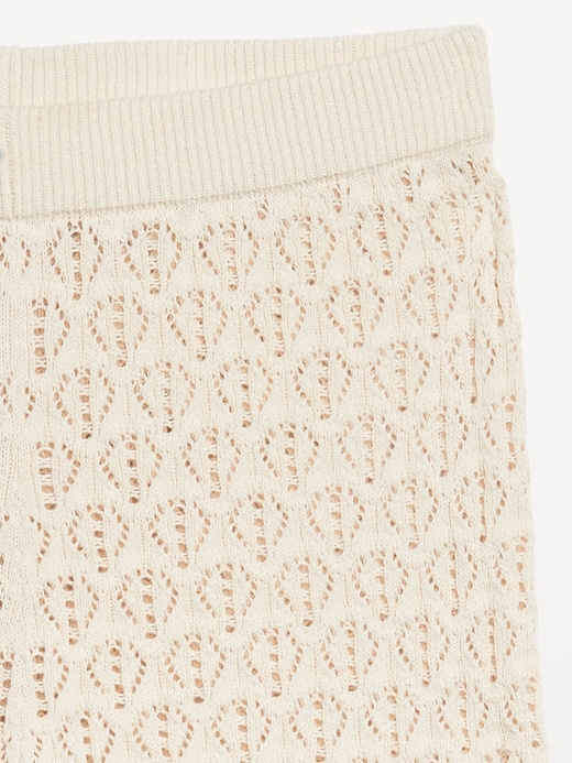 Image number 6 showing, High-Waisted Crochet Flare Pants