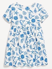 Image number 2 showing, Printed Jersey-Knit Short-Sleeve Dress for Toddler Girls