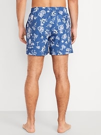 Image number 2 showing, Printed Swim Trunks -- 5-inch inseam