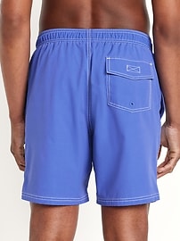 Image number 2 showing, Washed Swim Trunks -- 7-inch inseam