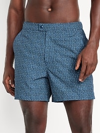 Image number 1 showing, Tailored Swim Trunks -- 5-inch inseam