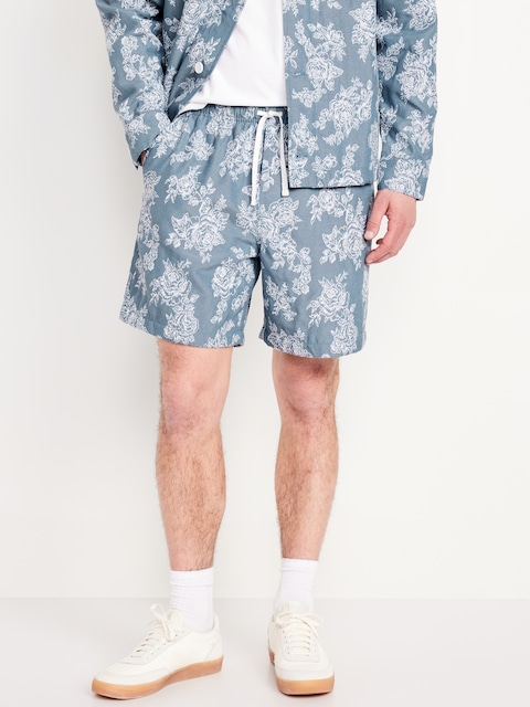 Textured Jogger Shorts -- 7-inch inseam