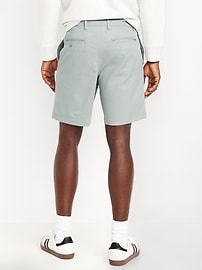 Image number 2 showing, Slim Built-In Flex Rotation Chino Shorts -- 8-inch inseam
