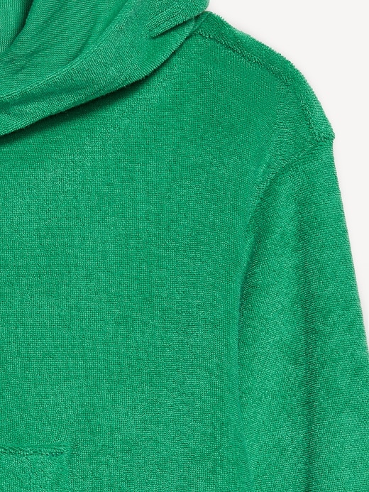 Image number 6 showing, Towel Terry Crop Zip Hoodie
