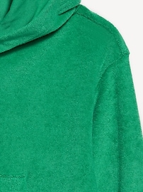 Image number 6 showing, Towel Terry Crop Zip Hoodie