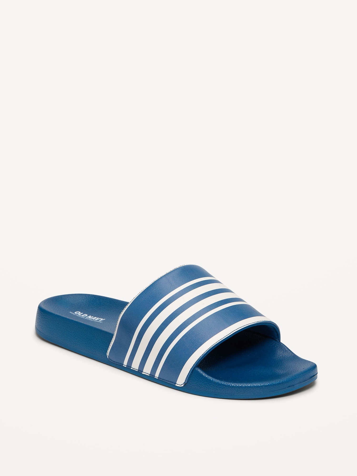 Faux-Leather Slide Sandals for Men (Partially Plant-Based)