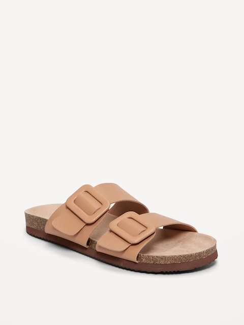 Double-Strap Earth Sandal - Adobe Clay