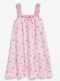 Image number 2 showing, Printed Sleeveless Ruffle-Trim Nightgown for Girls