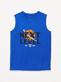 Image number 2 showing, CloudMotion Graphic Performance Tank Top for Boys