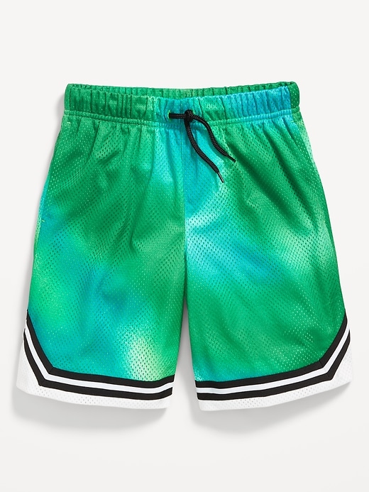 Image number 5 showing, Knee Length Mesh Basketball Shorts for Boys