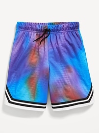 Image number 5 showing, Knee Length Mesh Basketball Shorts for Boys