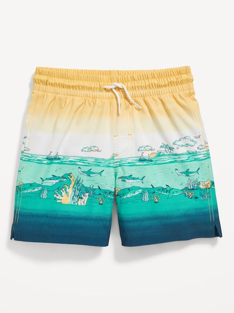Printed Swim Shorts for Boys - Scenic