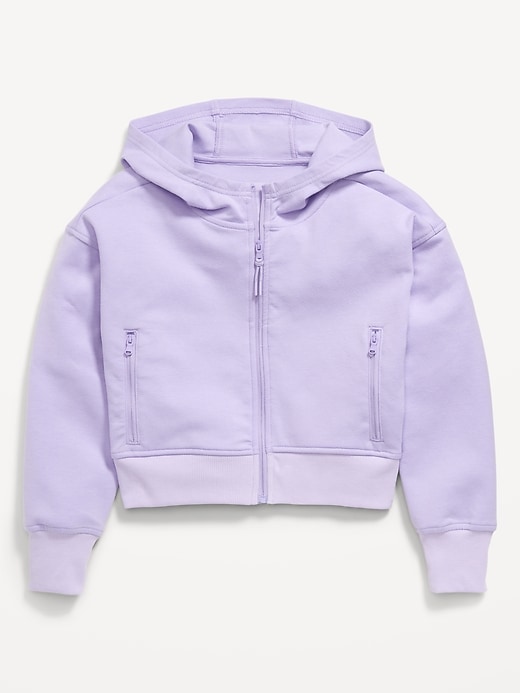 Image number 3 showing, Dynamic Fleece Zip-Front Performance Hoodie for Girls
