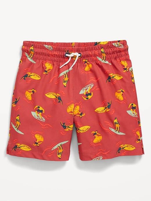 Image number 1 showing, Printed Swim Shorts for Boys