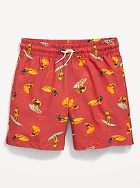 Image number 1 showing, Printed Swim Shorts for Boys