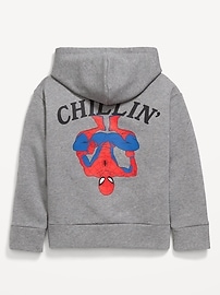 Image number 3 showing, Marvel™ Spider-Man Gender-Neutral Graphic Pullover Hoodie for Kids